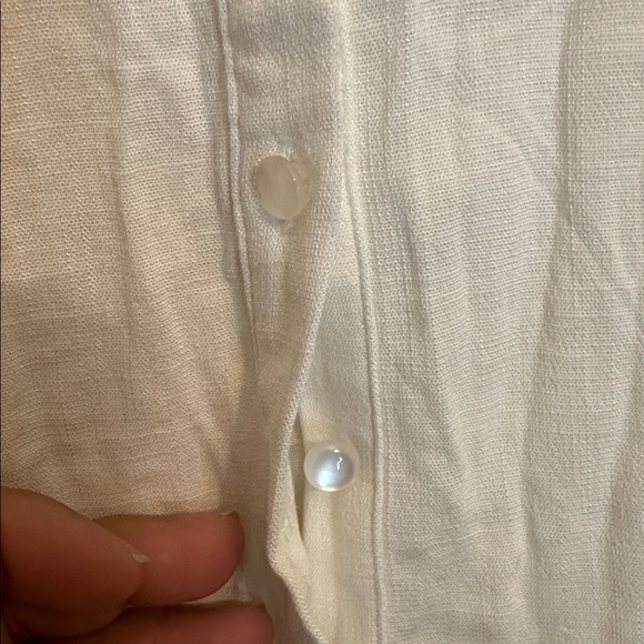 Moa Moa White Ruffled Blouse - Picture 6 of 7